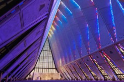 Academy Chapel Glass photo of United States Air Force Academy Colorado by Dan Bourque
