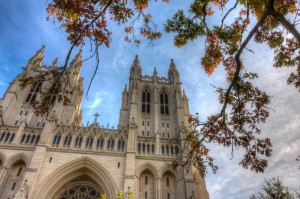 Autumn Branches over the Cathedral photo of National Cathedral Washington DC by Dan Bourque