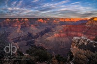 Last Light in the Canyon landscape photo by Dan Bourque