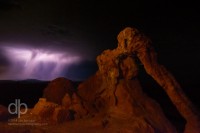 Lightning and the Elephant landscape lightning photo by Dan Bourque