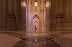 Passageways of Marble and Stone photo of National Cathedral Washington DC by Dan Bourque