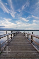 Pier on the Potomac landscape photo by Dan Bourque