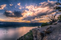 Rays over Ridgway landscape photo by Dan Bourque