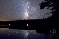 Reflecting on the Galaxy Milky Way photo by Dan Bourque