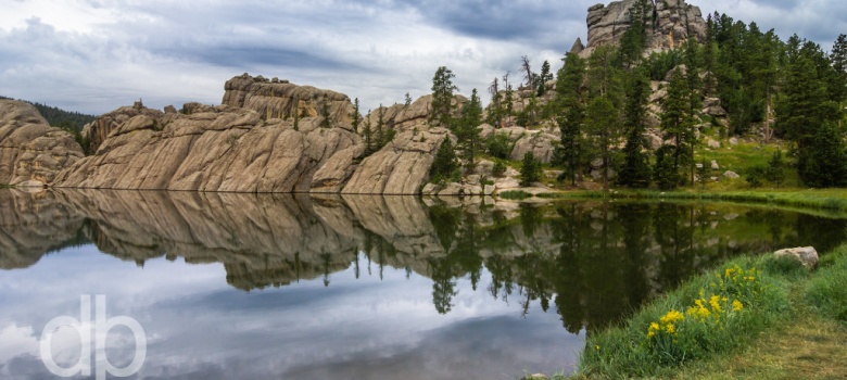 Storm Over Sylvan Lake landscape photo by Dan Bourque