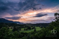 Sunset Over the Air Force Academy landscape photo by Dan Bourque